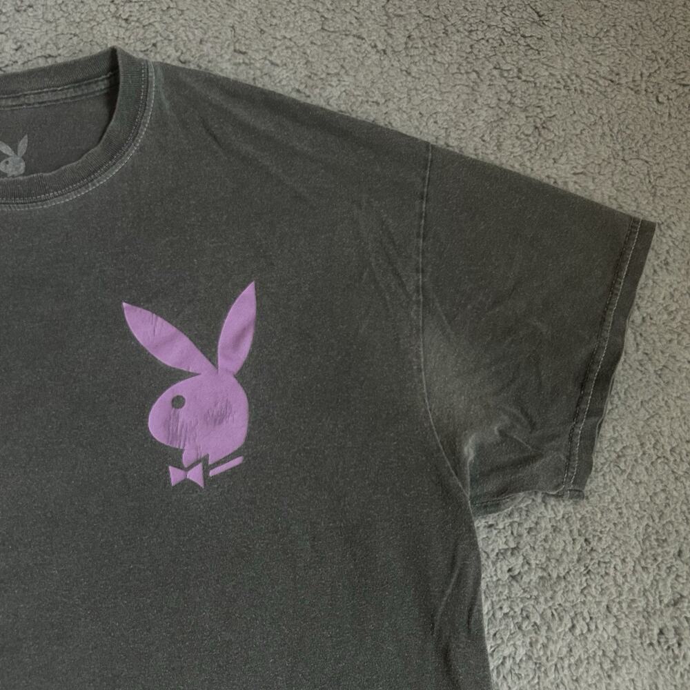 Playboy Men’s Graphic Pin Up T Shirt Size Large October 1968 Graphic Black - Picture 5 of 14